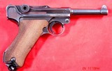 WW2 WWII GERMAN MAUSER BYF/42 BYF 42 DATE P-08 LUGER PISTOL. - Image 2 of 10