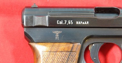 WW2 WWII GERMAN NAZI WALTHER RZM PPK 7.65MM PISTOL W/ORIG. RZM MATCHING HOLSTER& EXTRA MAGAZINE. - Image 3 of 12
