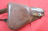 NEAR MINT WW2 JAPANESE TYPE 14 8MM NAMBU PISTOL W/ORIGINAL HOLSTER AND STRAPS. - Image 5 of 8