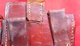 EXCEPTIONAL ALL ORIGINAL MATCHING IMPERIAL GERMAN WW1 MAUSER BROOMHANDLE C-96 C96 RED-9 9MM SEMI-AUTO PISTOL W/ MATCHING WOOD HOLSTER/STOCK AND LEATHE - Image 13 of 17