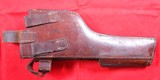 EXCEPTIONAL ALL ORIGINAL MATCHING IMPERIAL GERMAN WW1 MAUSER BROOMHANDLE C-96 C96 RED-9 9MM SEMI-AUTO PISTOL W/ MATCHING WOOD HOLSTER/STOCK AND LEATHE - Image 12 of 17