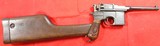 EXCEPTIONAL ALL ORIGINAL MATCHING IMPERIAL GERMAN WW1 MAUSER BROOMHANDLE C-96 C96 RED-9 9MM SEMI-AUTO PISTOL W/ MATCHING WOOD HOLSTER/STOCK AND LEATHE - Image 14 of 17