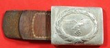 WW2 WWII GERMAN NAZI LUFTWAFFE ENLISTED EAGLE / SWASTIKA BELT BUCKLE.
