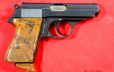 WW2 WWII GERMAN NAZI WALTHER RZM PPK 7.65MM PISTOL W/ORIG. RZM MATCHING HOLSTER& EXTRA MAGAZINE. - Image 3 of 7