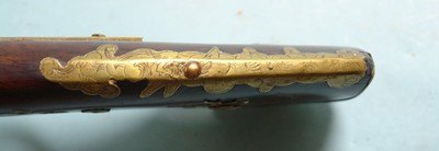 ORNATE JAPANESE MATCHLOCK TANAGASHIMA SMOOTHBORE RIFLE CIRCA . - Image 7 of 10