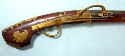 ORNATE JAPANESE MATCHLOCK TANAGASHIMA SMOOTHBORE RIFLE CIRCA . - Image 3 of 10