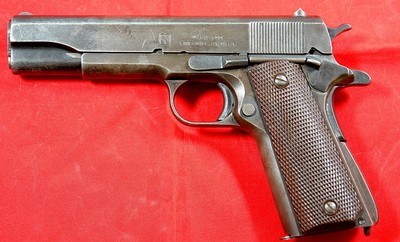 WW2 WWII UNION SWITCH & SIGNAL U S & S , U. S. & S. US&S MODEL 1911A1 .45 ACP CAL. PISTOL MFG. 1943 - Image 2 of 6