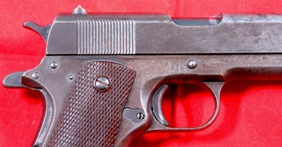 WW2 WWII UNION SWITCH & SIGNAL U S & S , U. S. & S. US&S MODEL 1911A1 .45 ACP CAL. PISTOL MFG. 1943 - Image 3 of 6