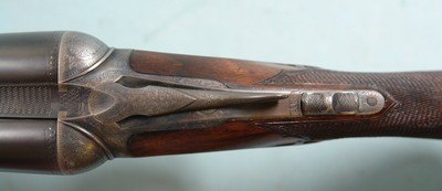 ANTIQUE PARKER BH GRADE 16 GA. 2 3/4” 28” SIDE X SIDE SHOTGUN MFG. 1895. - Image 6 of 8