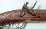 KEITH CASTEEL RAISED CARVED & SILVER INLAID FLINTLOCK LONGRIFLE DATED MAY 1971. - Image 14 of 14