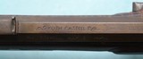KEITH CASTEEL RAISED CARVED & SILVER INLAID FLINTLOCK LONGRIFLE DATED MAY 1971. - Image 8 of 14