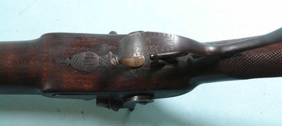 BRITISH JAMES LLOYD, LEWES, SUSSEX DOUBLE SIDE X SIDE PERCUSSION 16 GAUGE SHOTGUN CIRCA LATE 1830’S-EARLY 1840’S - Image 6 of 6