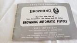Browning model 1955 in rare 32 auto New in Pouch - 10 of 11