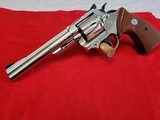 COLT TROOPER III BRIGHT NICKEL 6" 357 MAGNUM - 1 of 15