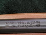 ANSCHUTZ 22 Semi-automatic Model 520/61 - 12 of 15
