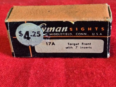Lyman 17A Target front sight, Mint and complete - Image 1 of 4