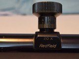 REDFIELD 6400 Target scope 20X - Image 2 of 5