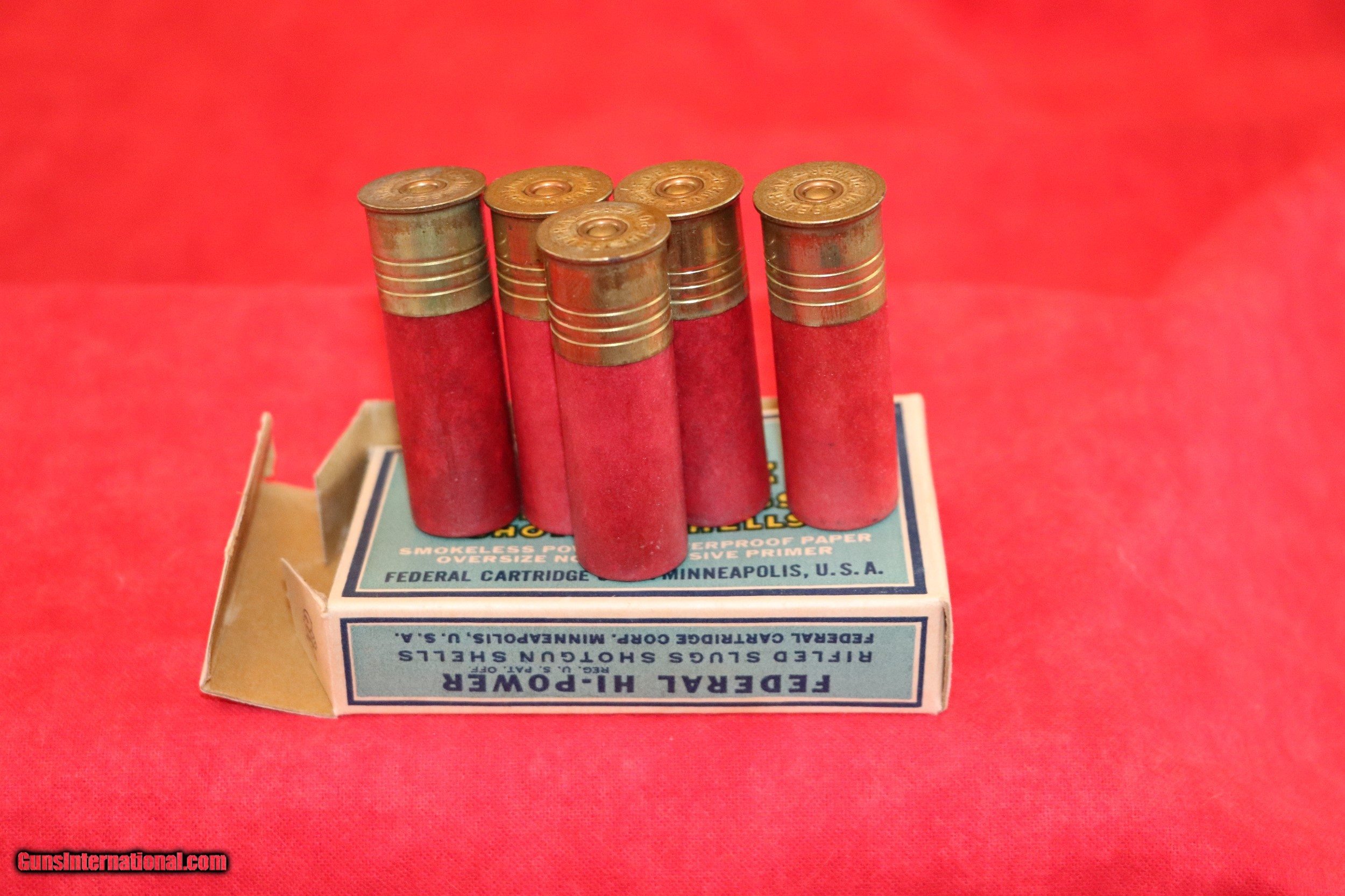 Looking for info about these vintage Federal HI-POWER 20 Gauge Rifled Slugs  - General Ammunition Discussion - International Ammunition Association Web  Forum