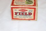 Western FIELD, 12 Ga, 2pc., FULL, Shot Size 7.5, buff box with multi colored label with Quail in the grass - 2 of 5