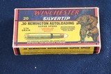 Winchester .30 Remington Auto Super Speed - Crouching Bear Box - 1 of 8