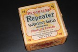 Winchester Repeater 12 Ga. Paper Shot Shells 2-Pc box - Full & Sealed - 1 of 5