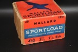 Mallard Sportload by Sears 12 Ga. 2-Piece Box - Full, Sealed - 2 of 7