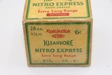 Remington 28 Ga. Kleanbore Nitro Express Extra LR - Full Correct Box - 2 of 6