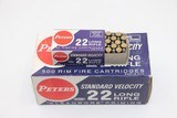 Peters Cart. Co. .22 LR Std Velocity, FULL Brick Red, White & Blue Boxes - 6 of 6