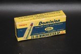 CIL Dominion 25-20 Winchester SP - Full Box 20 Rds - 1 of 5