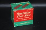 Remington Shur Shot Kleanbore 20 Gauge Shot Shells - 25 Rds - 1 of 3