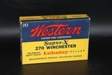 Western 270 Winchester Super-X - 20 Rounds - 1 of 3