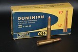 CIL Dominion 22 Savage 70 Grain PSP - 20 Rounds - 1 of 3