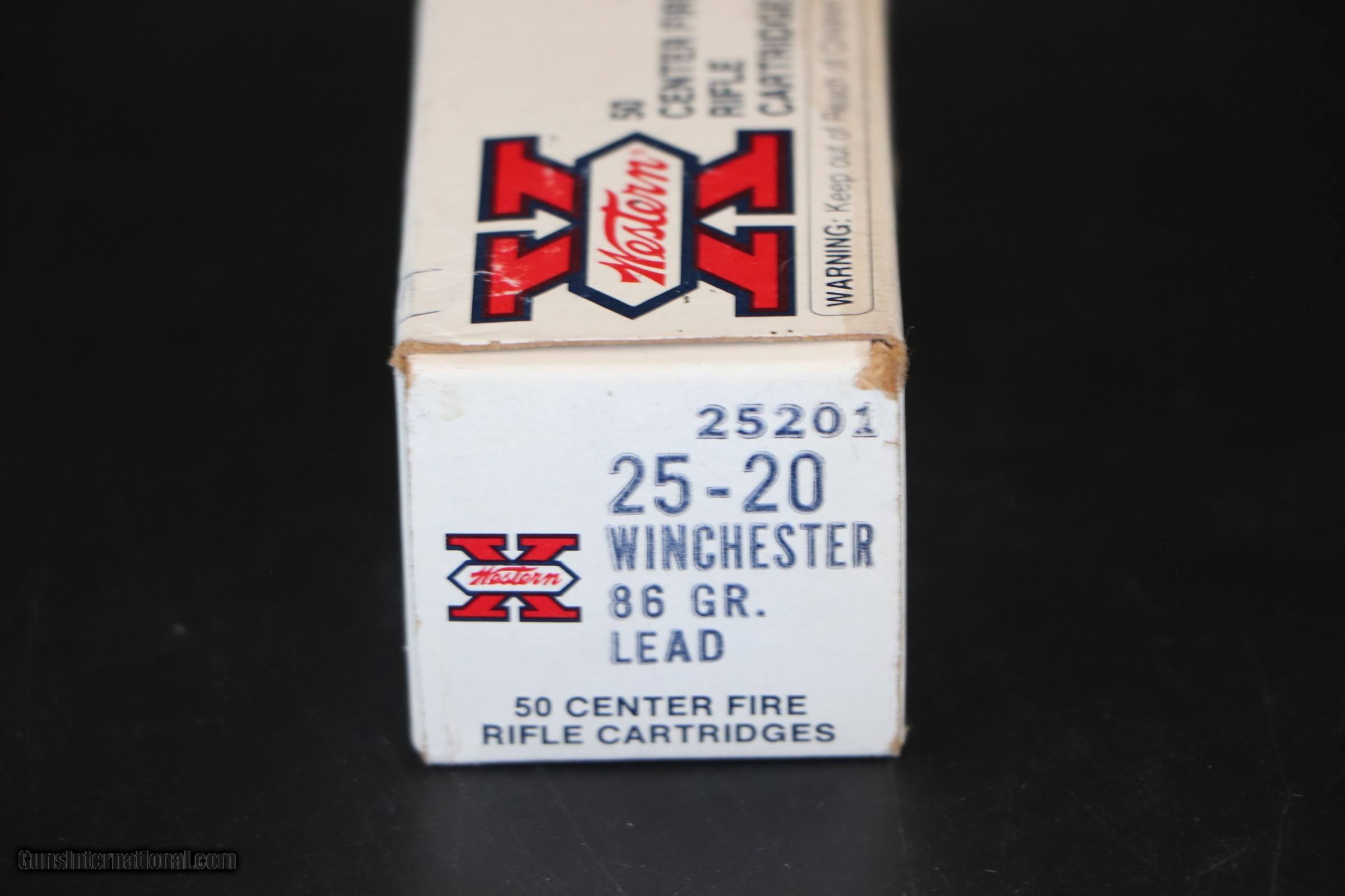 Winchester-Western Super-X 25-20 86 Gr. Lead Ammunition - 50 Rds