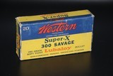 Western Super-X 300 Savage 150 Gr. SP - 20 Rounds - 1 of 3