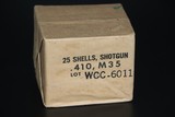 Western Cartridge Co .410 Ga. M35 Shotgun Shells Military Issue - 25 Rounds