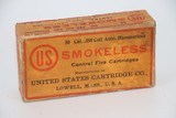 U.S. Cartridge .380 Colt Auto. Hammerless Central Fire FMJ - 50 Rounds - 1 of 6