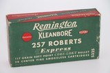 Remington Kleanbore .257 Roberts 117 Gr. SP Core-Lokt - 20 Rds - 1 of 3