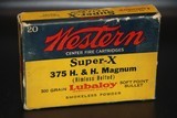 Western Super-X 375 H&H Magnum 300 Gr. Lubaloy SP - 20 Rds. - 1 of 3