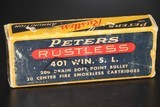 Peters Rustless 401 Winchester Self Loading - 19 Rounds Partial - 1 of 3