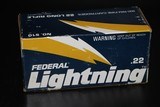 Federal Lightning 22 Long Rifle - Brick Box of 500 Rds - 1 of 4