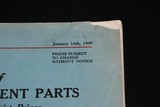Winchester 1949 Catalog of Component Parts with List Prices for Rifles/Shotguns - 2 of 7