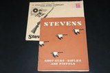 Stevens Catalog No 59, 1932, Shotguns, Rifles and Pistols