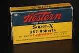 Western Super-X 257 Roberts 117 Gr. Lubaloy SP - 20 Rounds - 1 of 3