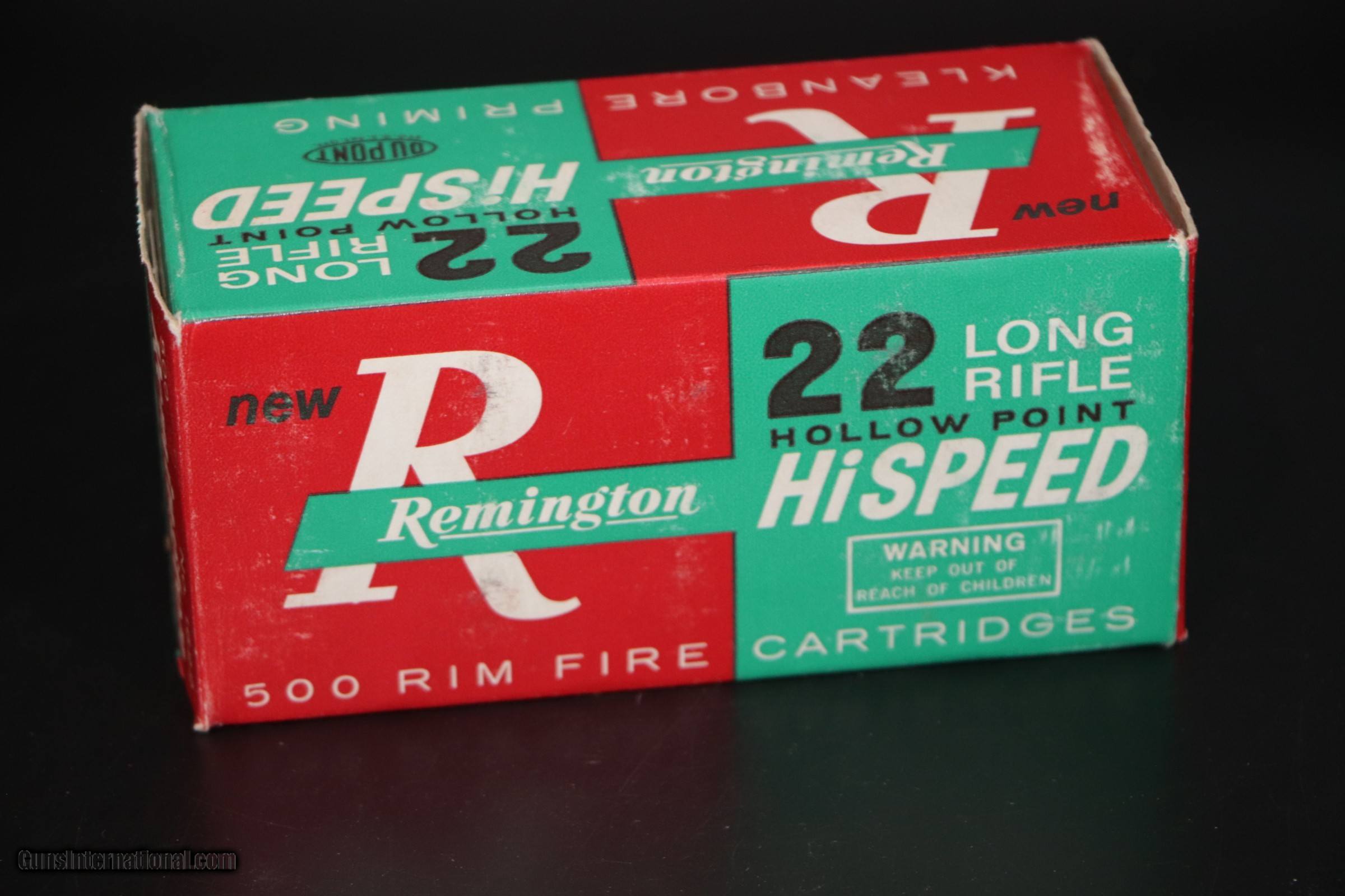 Remington Hi-Speed .22 LR Hollow Point - 500 Rounds