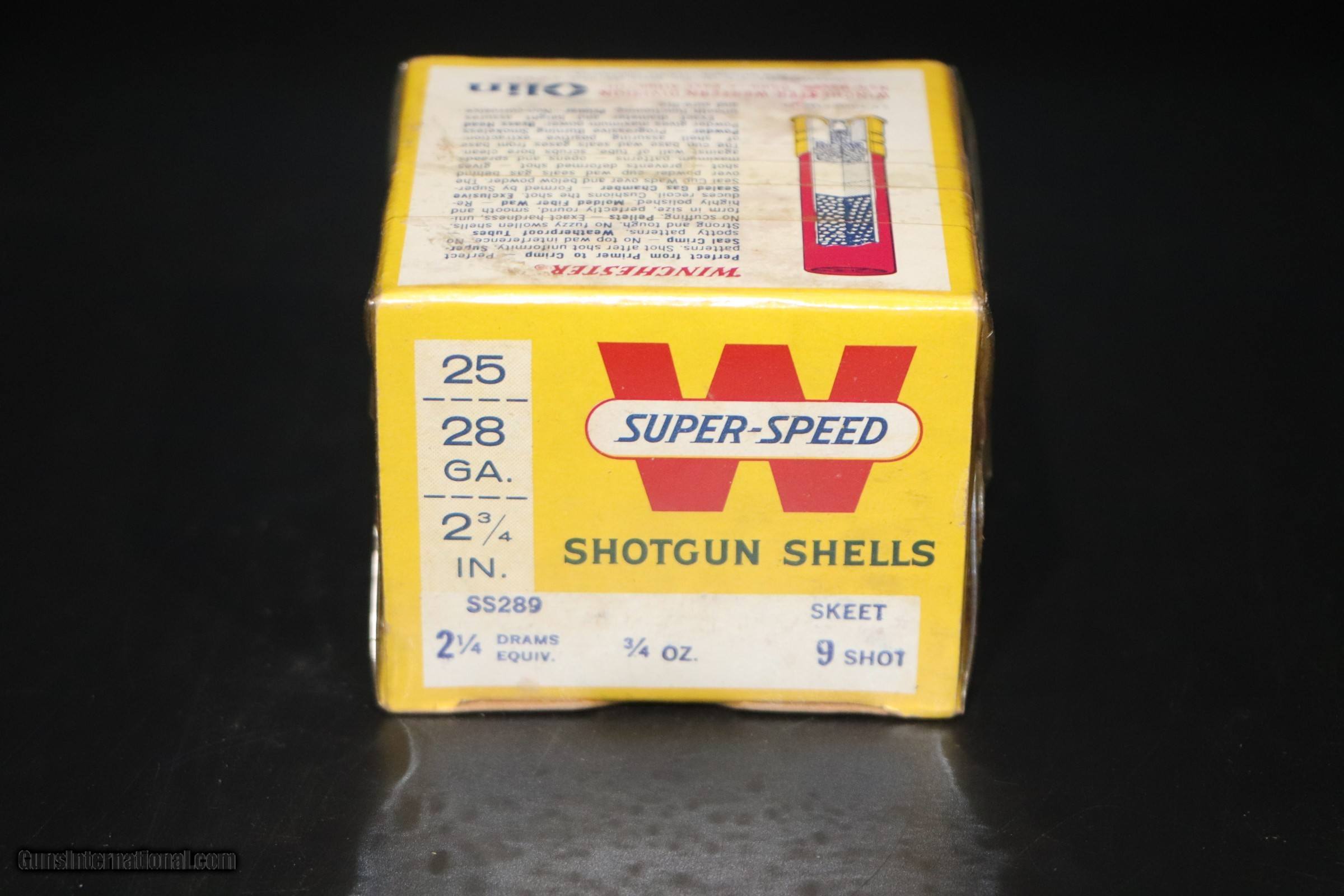 Winchester Super Speed 28 Ga Shot Shells - 25 Rounds