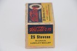 Western .25 Stevens 65 Gr Lubaloy - Partial 47 Rounds - 3 of 4