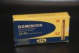 32-40 Winchester Dominion by CIL 170 Grain KKSP - 20 Rounds - 1 of 3