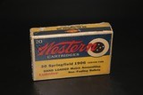Western 30 Springfield 1906 Hand Loaded Match Ammo - 20 Rounds