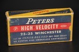 Peters High Velocity 25-35 Winchester 117 Grain Inner Belted SP - 20 Rounds - 1 of 5