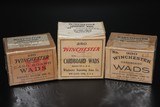 Lot of 3 Winchester 12 Gauge Cardboard Wads - 1 of 3